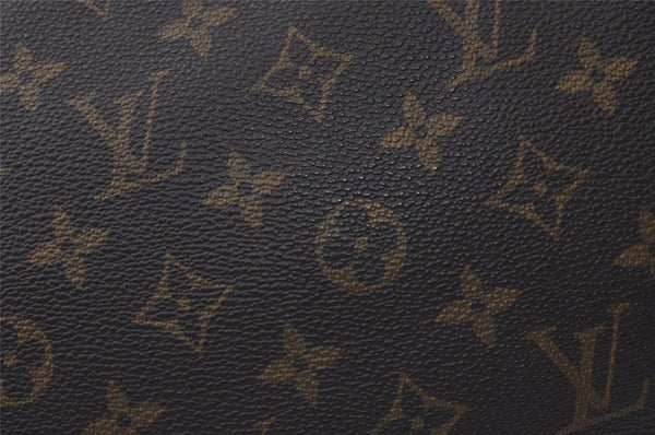 Auth Louis Vuitton Monogram Trousse Toilette 28 Clutch Hand Bag M47522 LV 9435J