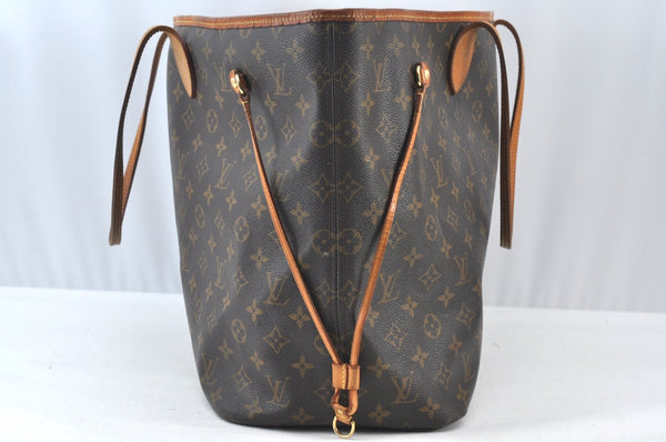 Authentic Louis Vuitton Monogram Neverfull GM Shoulder Tote Bag M40157 LV 9436E