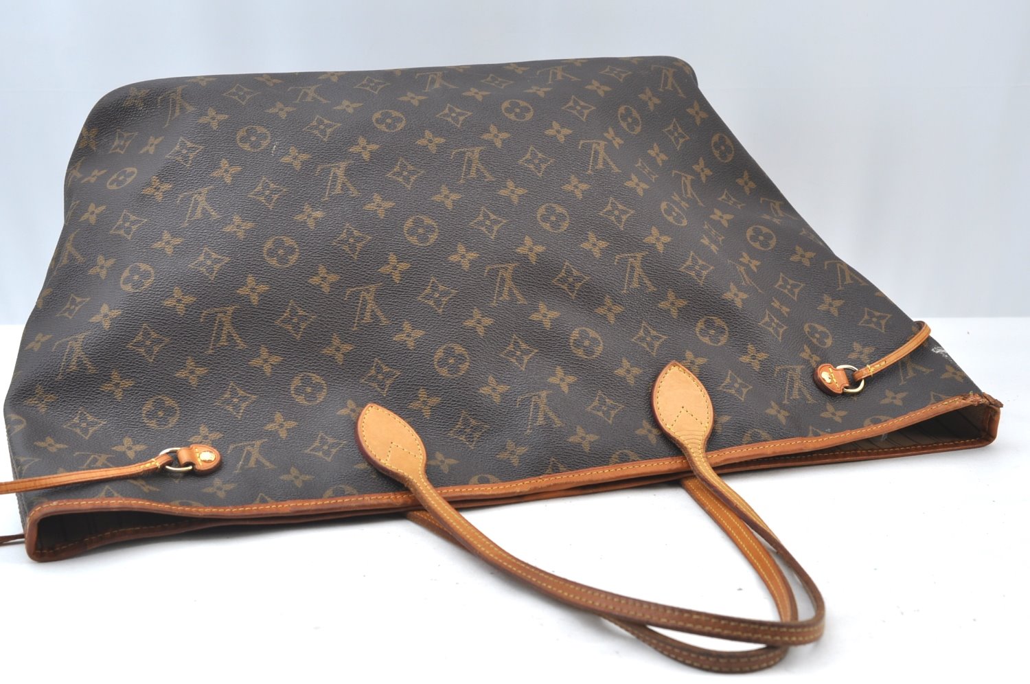 Authentic Louis Vuitton Monogram Neverfull GM Shoulder Tote Bag M40157 LV 9436E