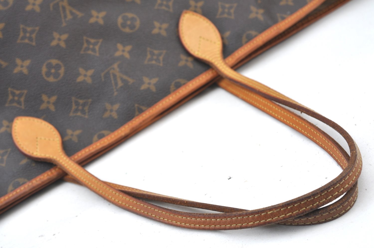 Authentic Louis Vuitton Monogram Neverfull GM Shoulder Tote Bag M40157 LV 9436E