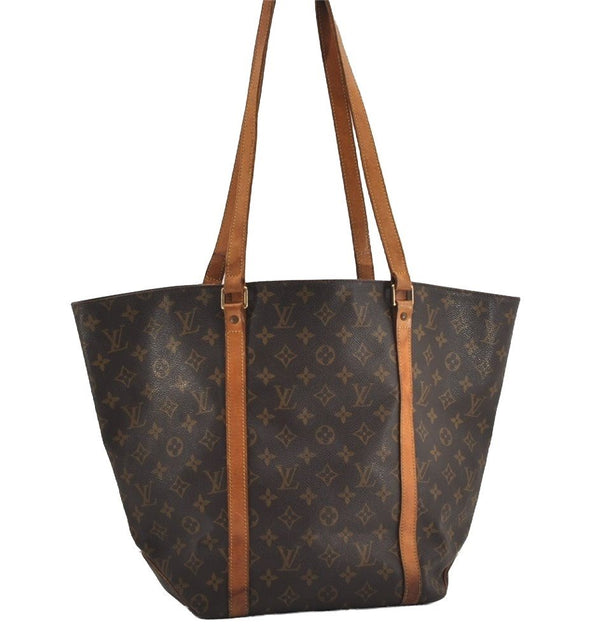 Authentic Louis Vuitton Monogram Sac Shopping PM Tote Bag M51108 LV 9437I