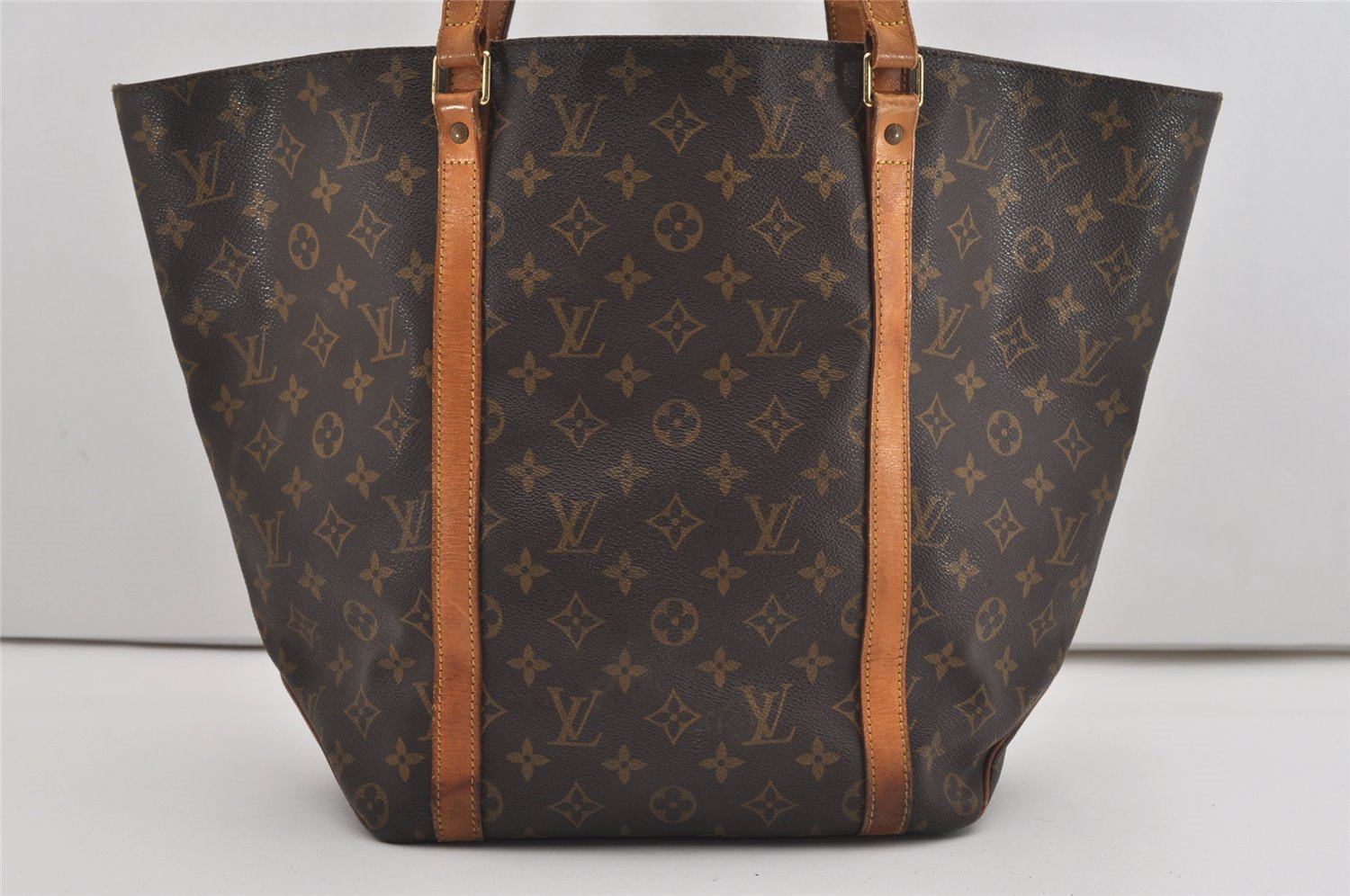 Authentic Louis Vuitton Monogram Sac Shopping PM Tote Bag M51108 LV 9437I