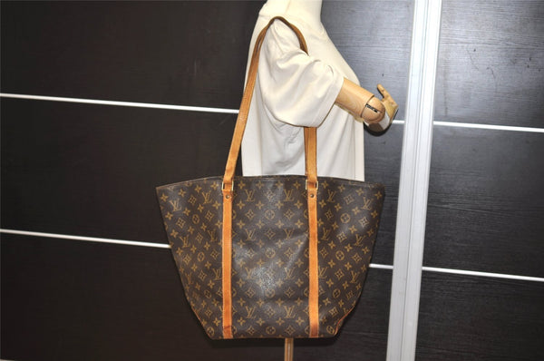 Authentic Louis Vuitton Monogram Sac Shopping PM Tote Bag M51108 LV 9437I