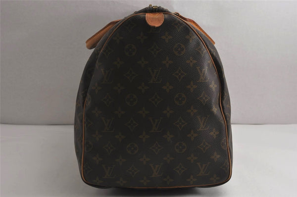 Authentic Louis Vuitton Monogram Keepall 55 Travel Boston Bag M41424 LV 9437J