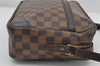 Authentic Louis Vuitton Damier Trocadero 27 Shoulder Cross Bag N48085 LV 9438I