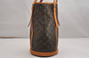 Authentic Louis Vuitton Monogram Bucket GM Shoulder Tote Bag M42236 Junk 9438J