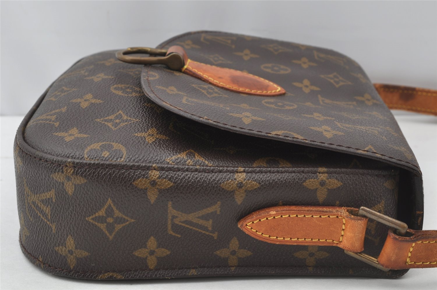 Authentic Louis Vuitton Monogram Saint Cloud GM M51242 Shoulder Cross Bag 9439I