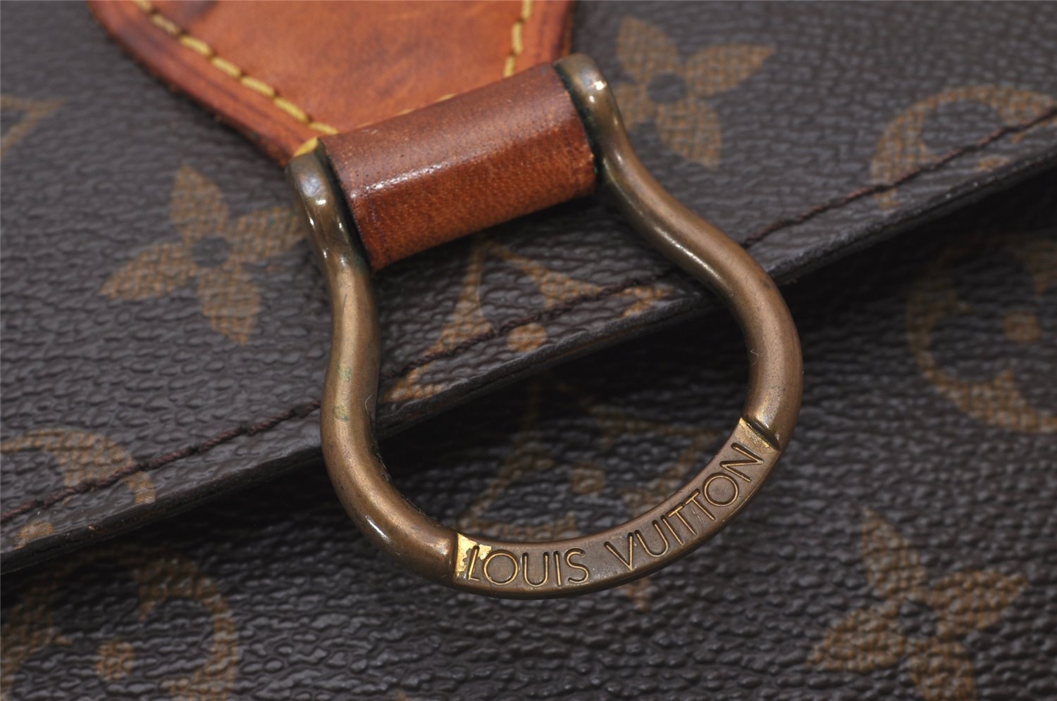 Authentic Louis Vuitton Monogram Saint Cloud GM M51242 Shoulder Cross Bag 9439I