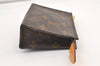 Authentic Louis Vuitton Monogram Poche Toilette 15 M47546 Cosmetics Pouch 9439J
