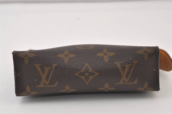 Authentic Louis Vuitton Monogram Poche Toilette 15 M47546 Cosmetics Pouch 9439J