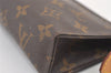 Authentic Louis Vuitton Monogram Poche Toilette 15 M47546 Cosmetics Pouch 9439J