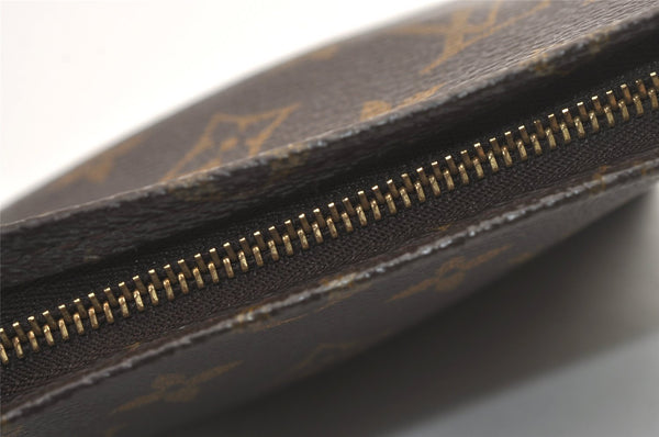 Authentic Louis Vuitton Monogram Poche Toilette 15 M47546 Cosmetics Pouch 9439J