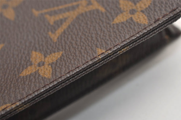 Authentic Louis Vuitton Monogram Poche Toilette 15 M47546 Cosmetics Pouch 9439J