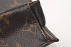 Authentic Louis Vuitton Monogram Poche Toilette 15 M47546 Cosmetics Pouch 9439J