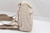 Authentic CHANEL New Travel Line 2Way Backpack Bag Nylon Leather Beige 9440I