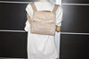 Authentic CHANEL New Travel Line 2Way Backpack Bag Nylon Leather Beige 9440I