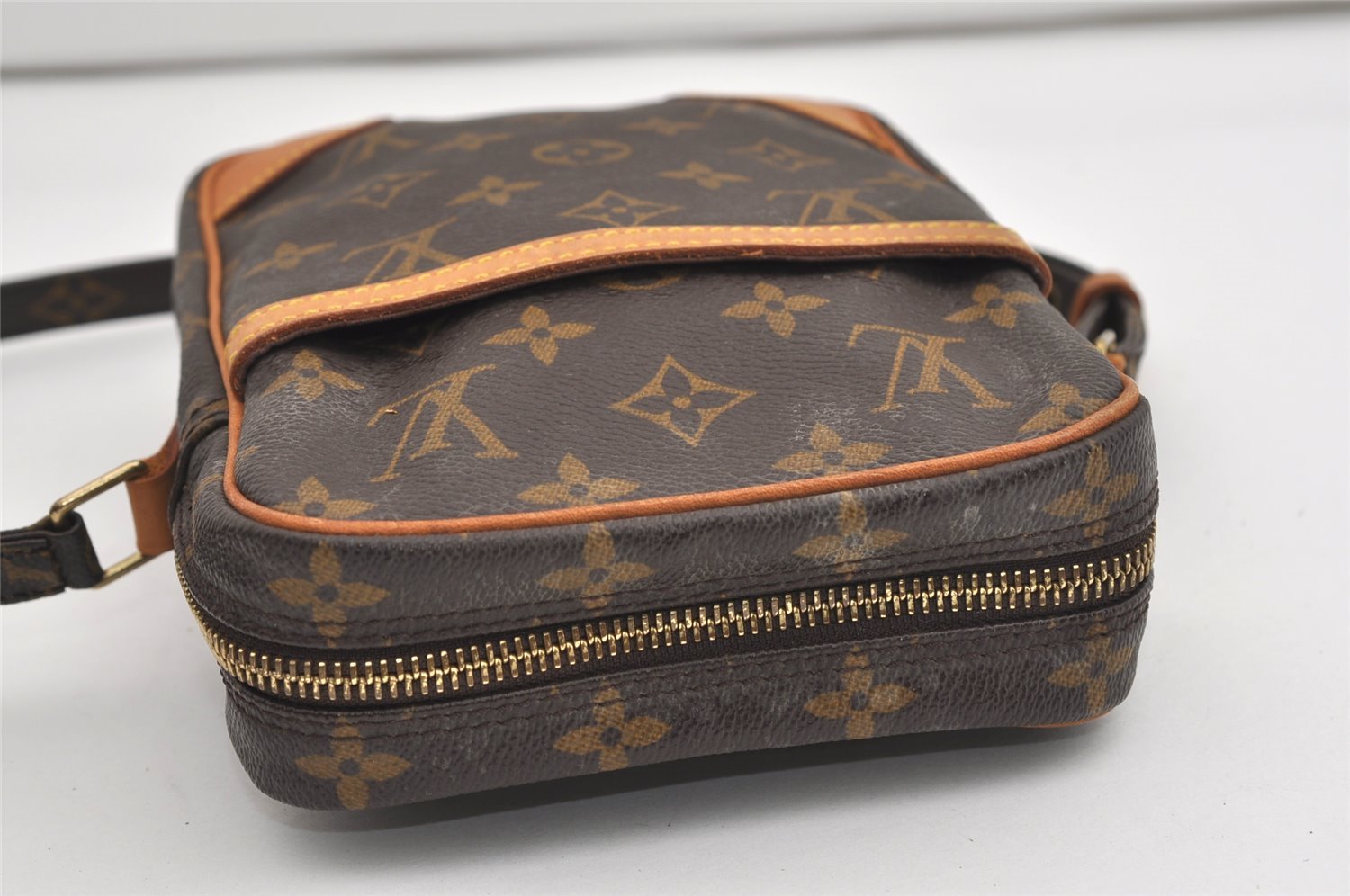 Authentic Louis Vuitton Monogram Danube Shoulder Cross Body Bag M45266 LV 9441I