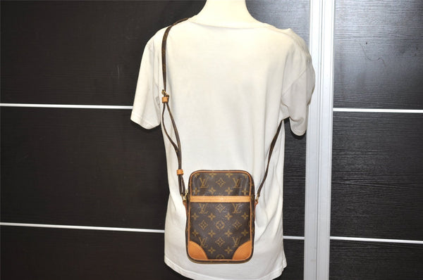 Authentic Louis Vuitton Monogram Danube Shoulder Cross Body Bag M45266 LV 9441I