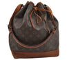 Authentic Louis Vuitton Monogram Noe Shoulder Drawstring Bag M42224 LV 9441J