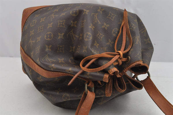 Authentic Louis Vuitton Monogram Noe Shoulder Drawstring Bag M42224 LV 9441J