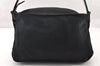 Authentic FENDI Mamma Baguette Shoulder Hand Bag Jersey Leather Black Junk 9443I