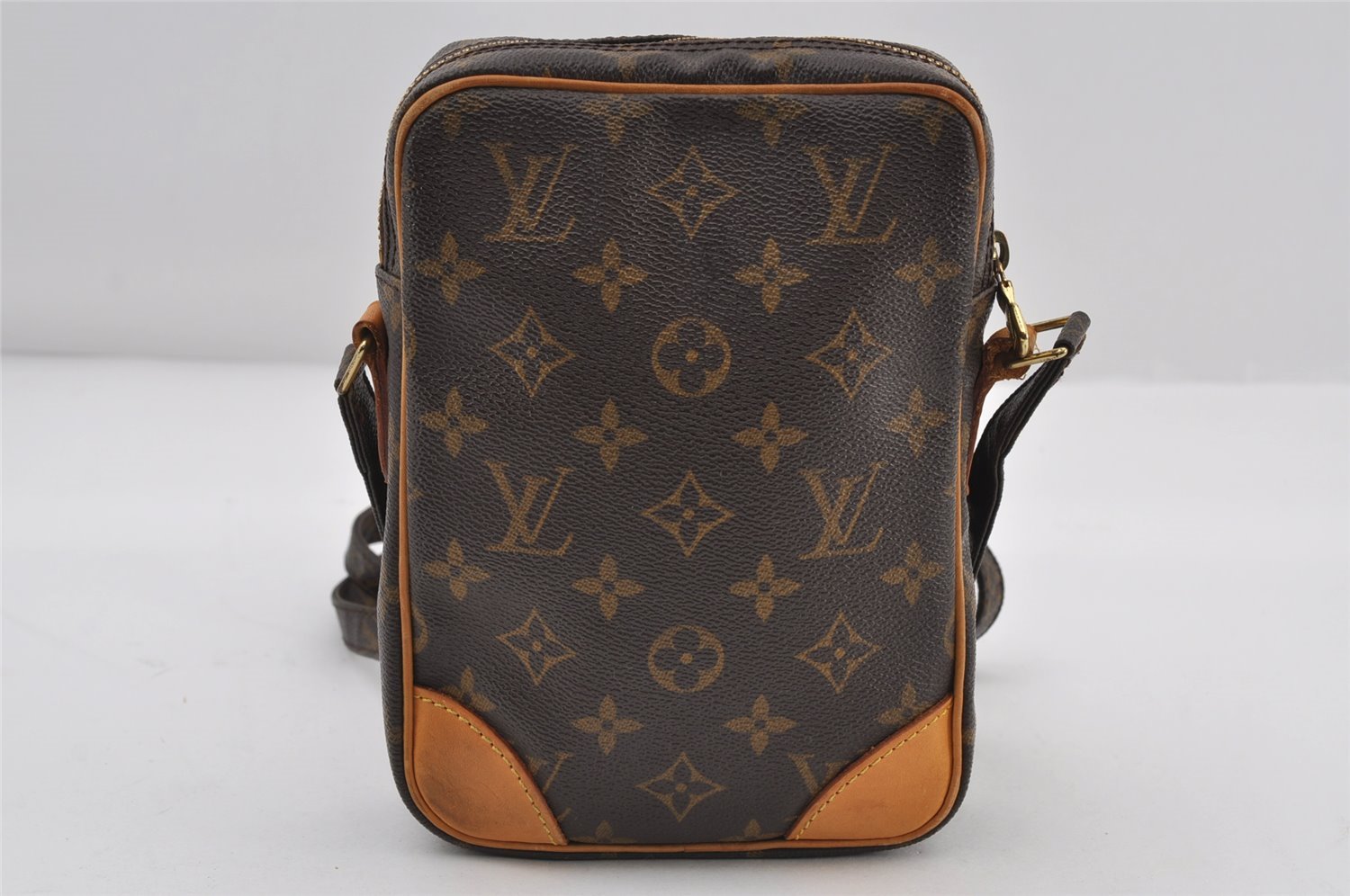 Authentic Louis Vuitton Monogram Danube Shoulder Cross Body Bag M45266 LV 9444I