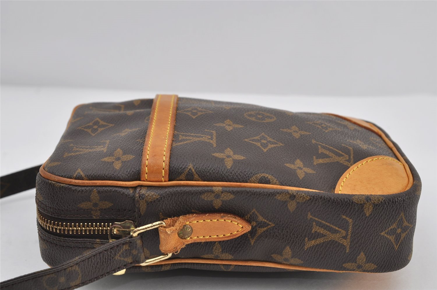 Authentic Louis Vuitton Monogram Danube Shoulder Cross Body Bag M45266 LV 9444I