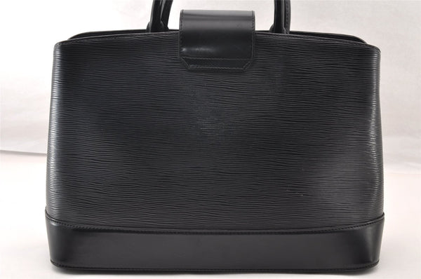 Authentic Louis Vuitton Epi Mirabeau GM 2Way Tote Hand Bag M40472 Black 9446I