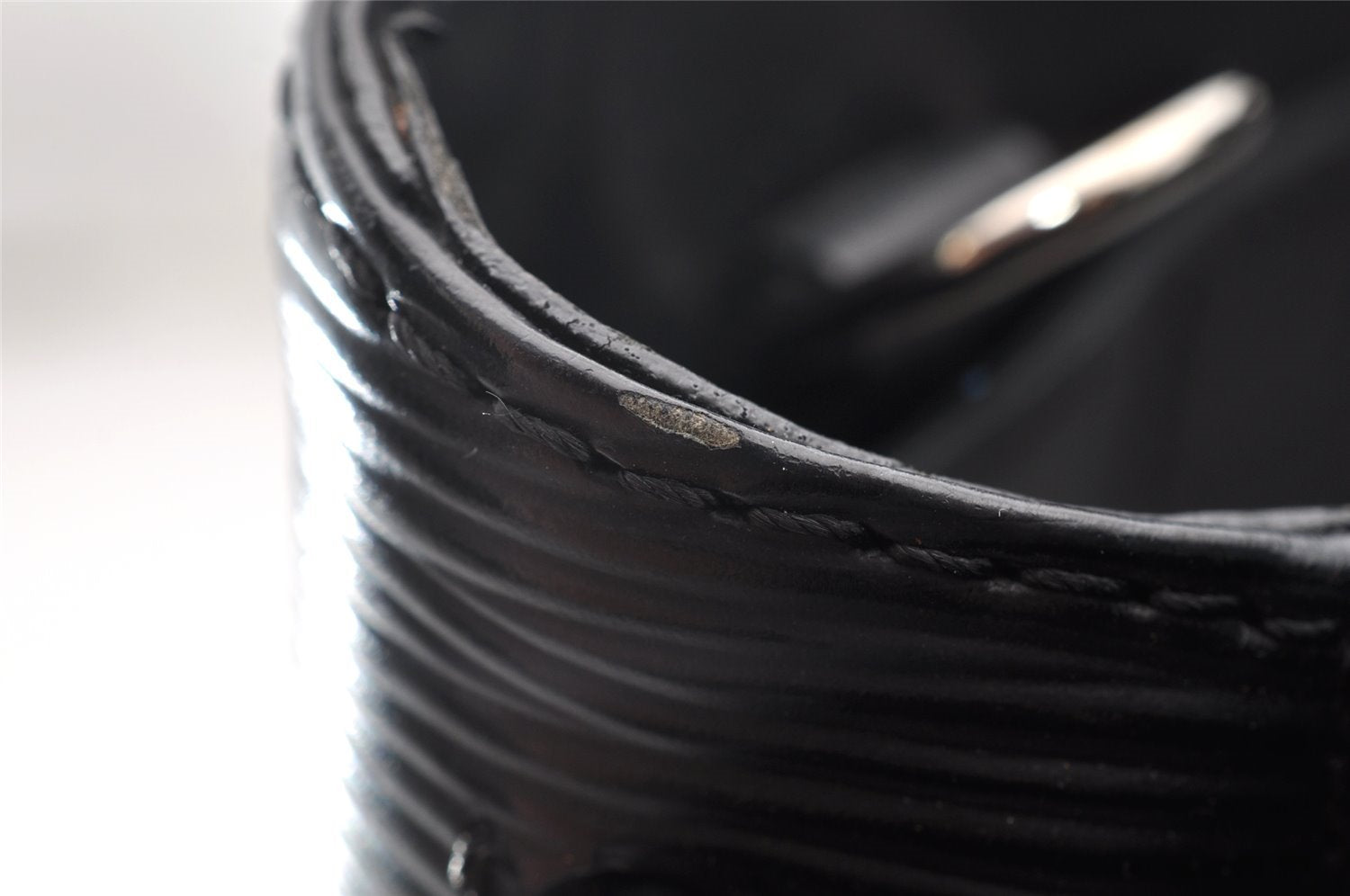 Authentic Louis Vuitton Epi Mirabeau GM 2Way Tote Hand Bag M40472 Black 9446I