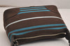 Authentic BURBERRY BLUE LABEL Check Shoulder Hand Bag Canvas Leather Brown 9446J