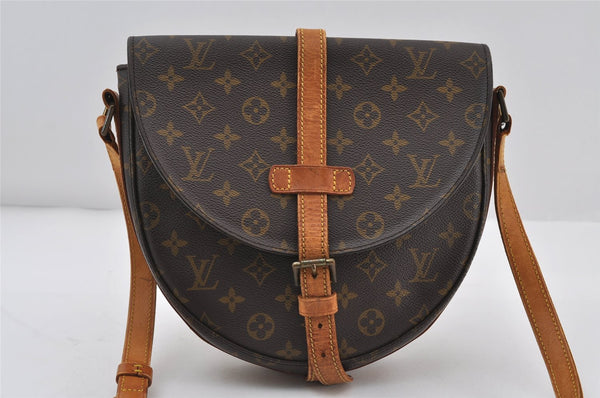 Authentic Louis Vuitton Monogram Chantilly GM Shoulder Cross Bag M51232 LV 9447I