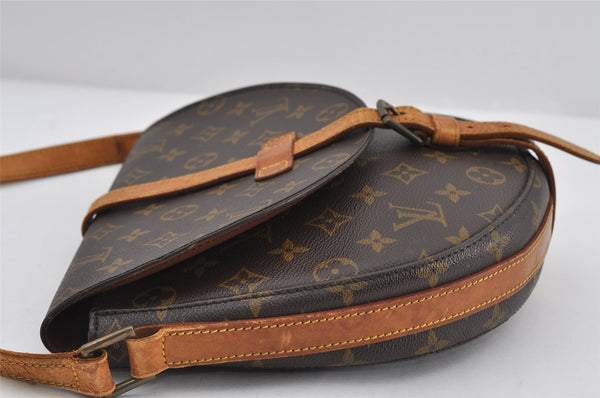 Authentic Louis Vuitton Monogram Chantilly GM Shoulder Cross Bag M51232 LV 9447I