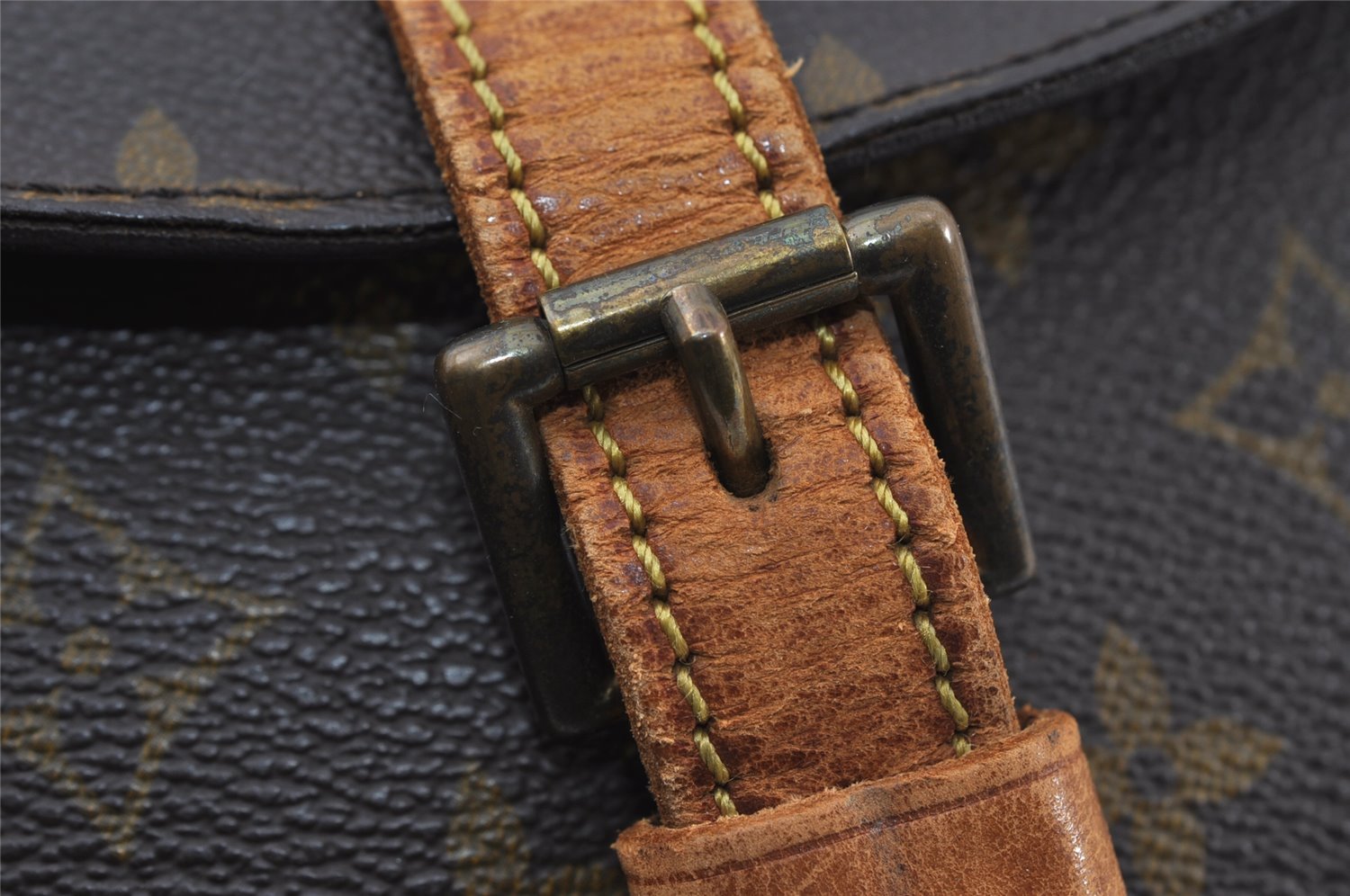 Authentic Louis Vuitton Monogram Chantilly GM Shoulder Cross Bag M51232 LV 9447I