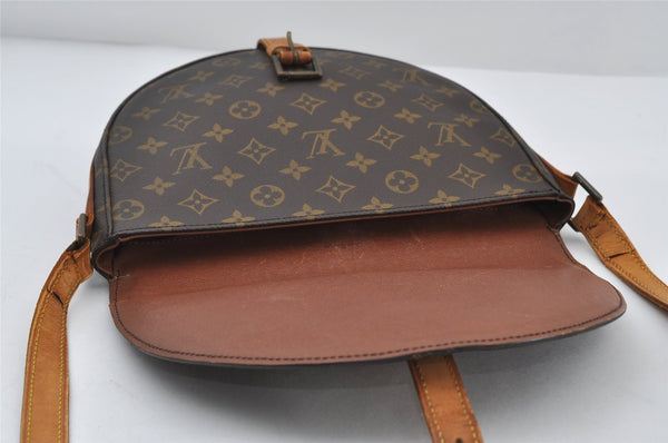 Authentic Louis Vuitton Monogram Chantilly GM Shoulder Cross Bag M51232 LV 9447I