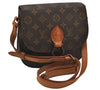 Authentic Louis Vuitton Monogram Saint Cloud MM M51243 Shoulder Cross Bag 9448I