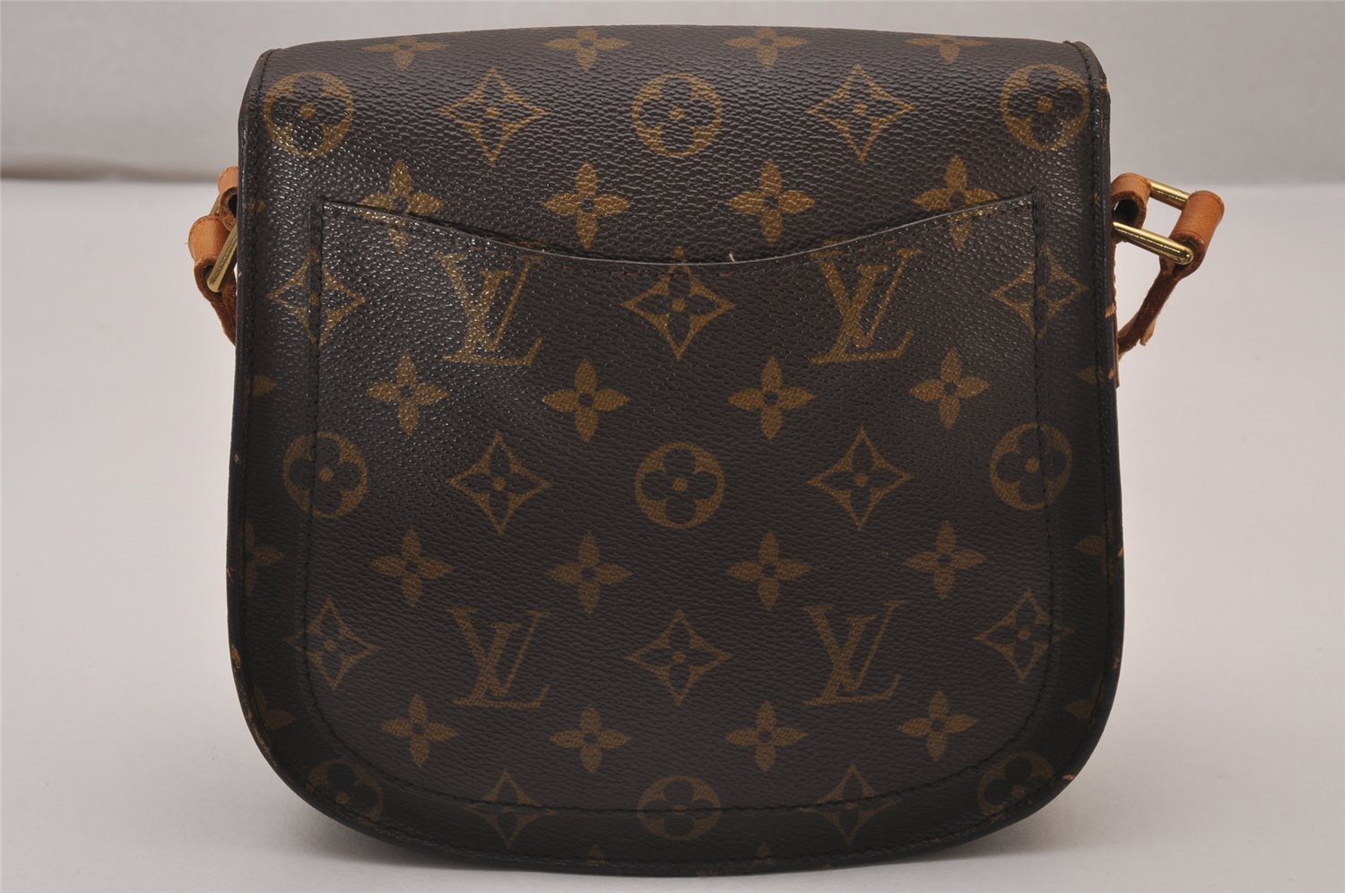 Authentic Louis Vuitton Monogram Saint Cloud MM M51243 Shoulder Cross Bag 9448I