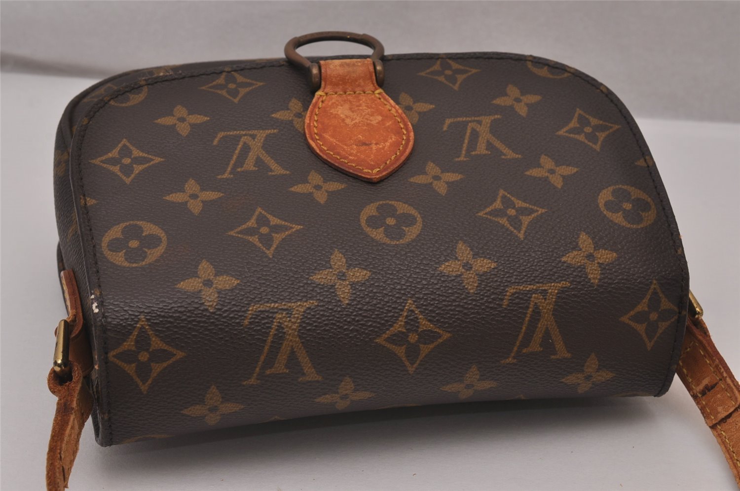 Authentic Louis Vuitton Monogram Saint Cloud MM M51243 Shoulder Cross Bag 9448I