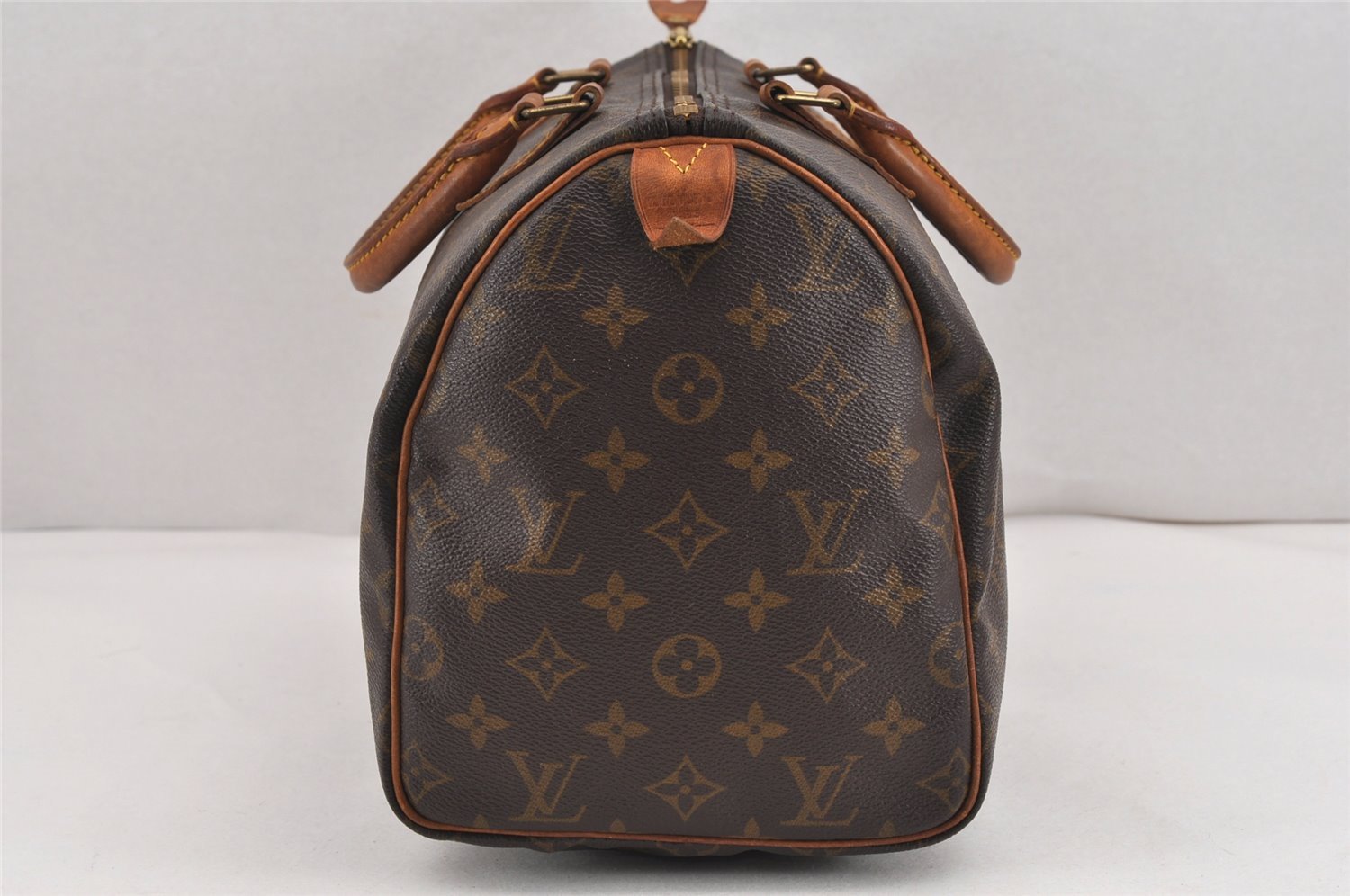 Authentic Louis Vuitton Monogram Speedy 30 Hand Boston Bag M41526 LV 9448J