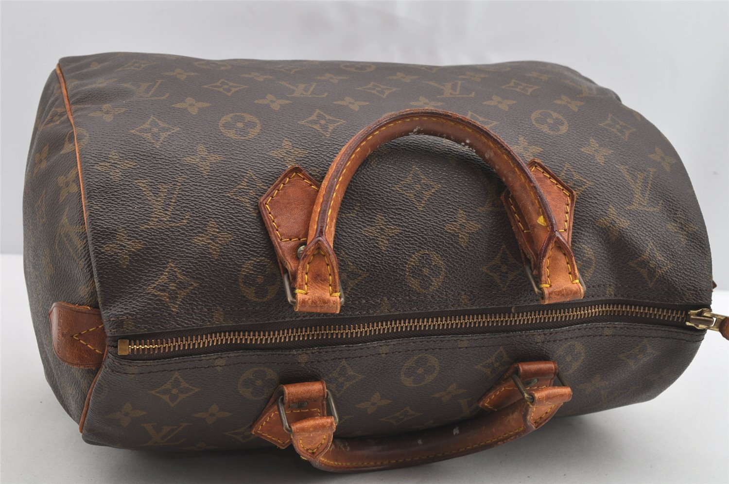 Authentic Louis Vuitton Monogram Speedy 30 Hand Boston Bag M41526 LV 9451J
