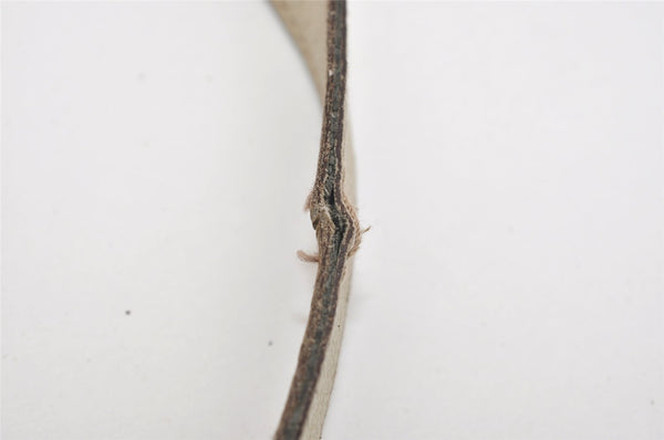 Authentic GUCCI Abbey Shoulder Tote Bag GG Canvas Leather 141470 Brown 9452I