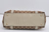 Authentic GUCCI Abbey Shoulder Tote Bag GG Canvas Leather 141470 Brown 9452I
