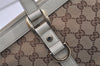 Authentic GUCCI Abbey Shoulder Tote Bag GG Canvas Leather 141470 Brown 9452I