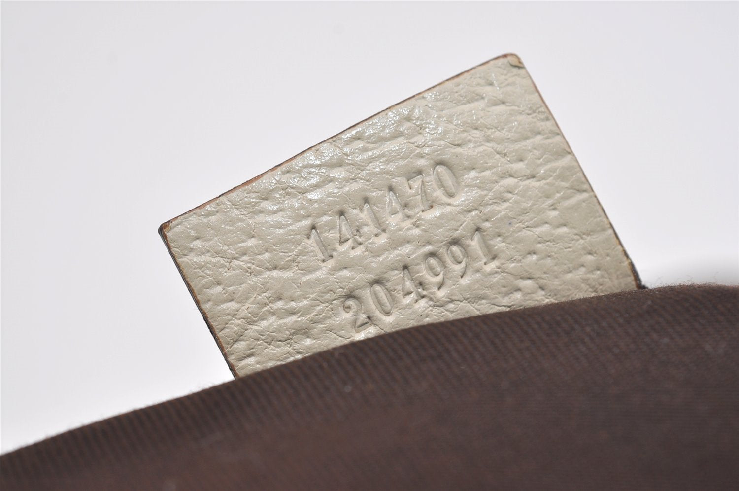 Authentic GUCCI Abbey Shoulder Tote Bag GG Canvas Leather 141470 Brown 9452I