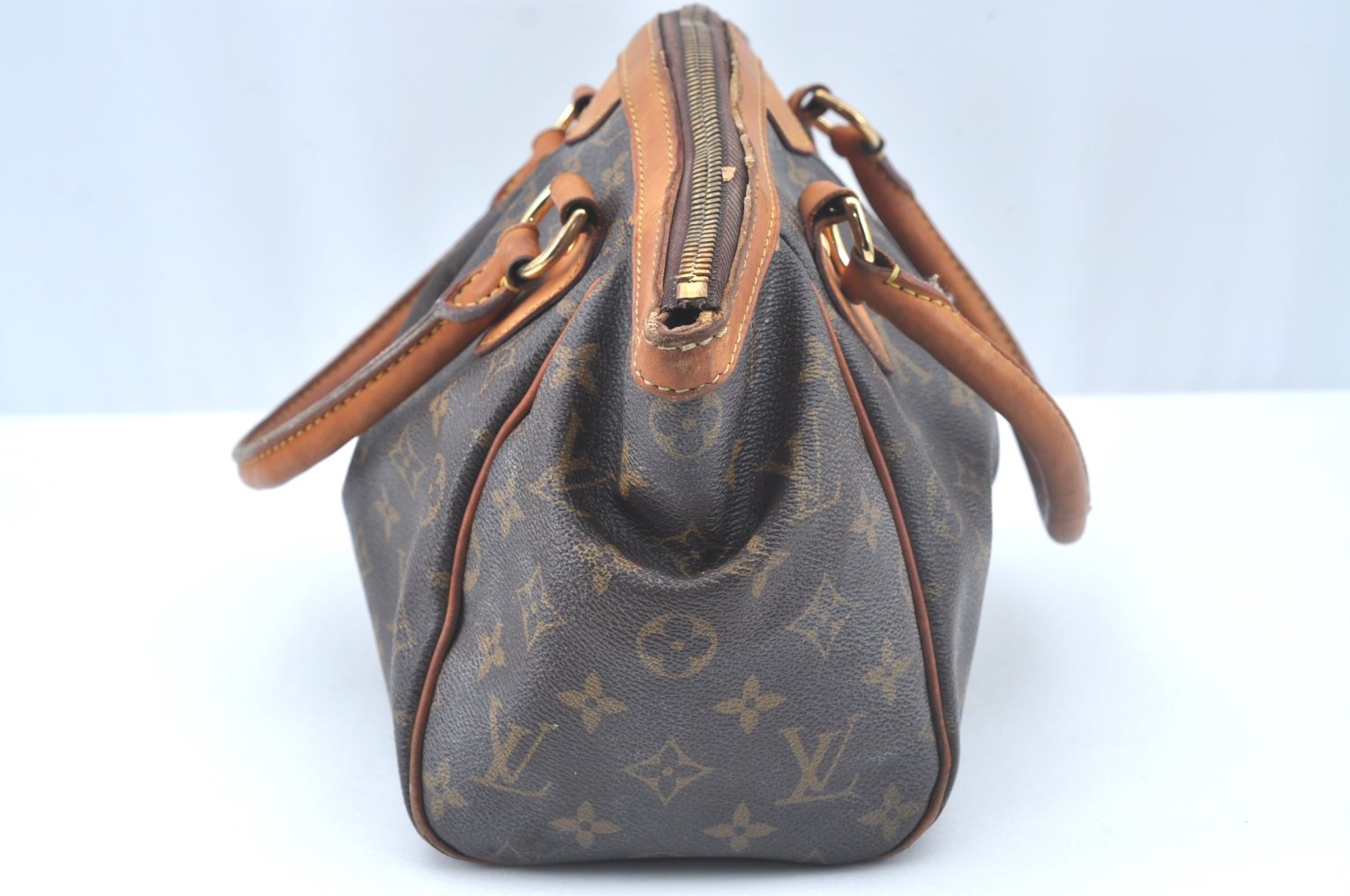 Authentic Louis Vuitton Monogram Tivoli PM Hand Tote Bag Purse M40143 LV 9455I