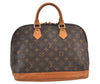 Authentic Louis Vuitton Monogram Alma Hand Bag Purse M51130 LV 9457J