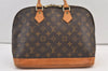 Authentic Louis Vuitton Monogram Alma Hand Bag Purse M51130 LV 9457J