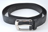 Auth Louis Vuitton Damier Graphite Ceinture Ellipse Belt 35.4" M9632 Black 9459G