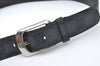 Auth Louis Vuitton Damier Graphite Ceinture Ellipse Belt 35.4" M9632 Black 9459G