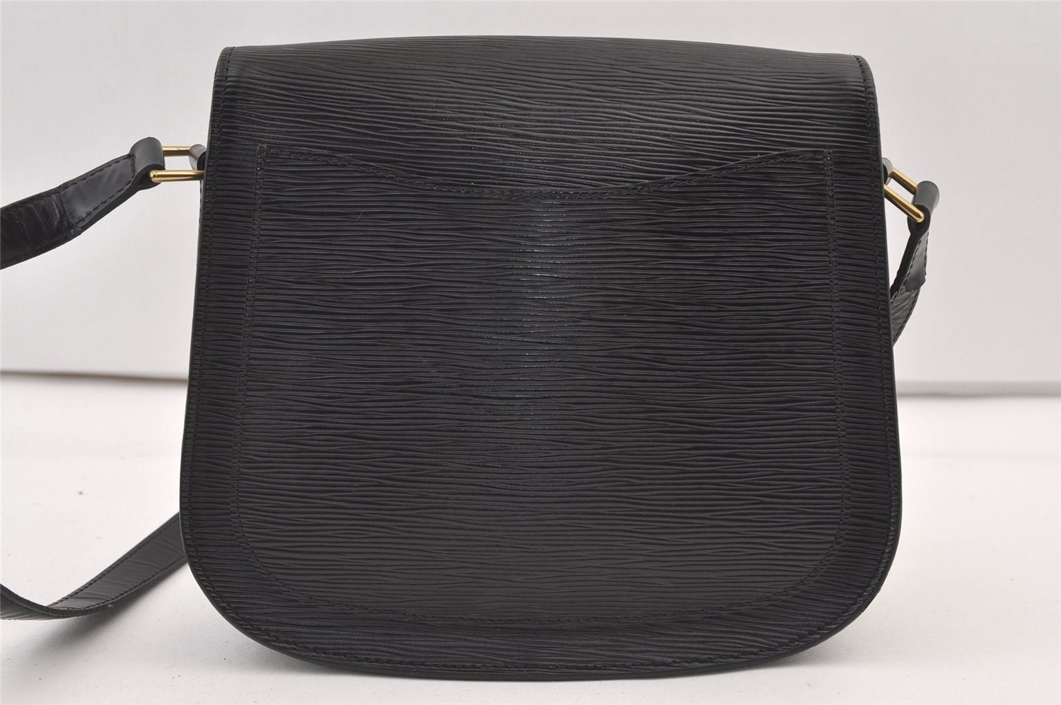 Auth Louis Vuitton Epi Saint Cloud GM Shoulder Cross Body Bag M52192 Black 9460J