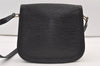 Auth Louis Vuitton Epi Saint Cloud GM Shoulder Cross Body Bag M52192 Black 9460J